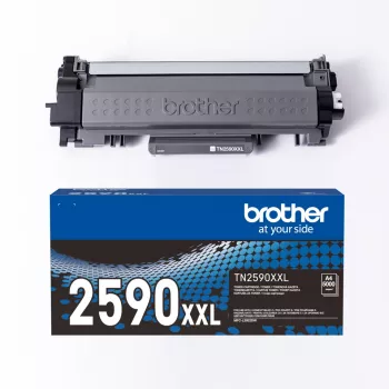 Tonerkartusche Brother TN-2590XXL Original Schwarz, 1er-Pack, ca. 5000 Seiten