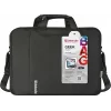 Laptoptasche DEFENDER 15,6 Zoll (39,6 cm) – Polyester, abnehmbarer Schultergurt, Reißverschluss, schwarz