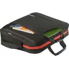 Laptoptasche DEFENDER 15,6 Zoll (39,6 cm) – Polyester, abnehmbarer Schultergurt, Reißverschluss, schwarz
