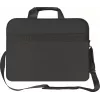 Laptoptasche DEFENDER 15,6 Zoll (39,6 cm) – Polyester, abnehmbarer Schultergurt, Reißverschluss, schwarz