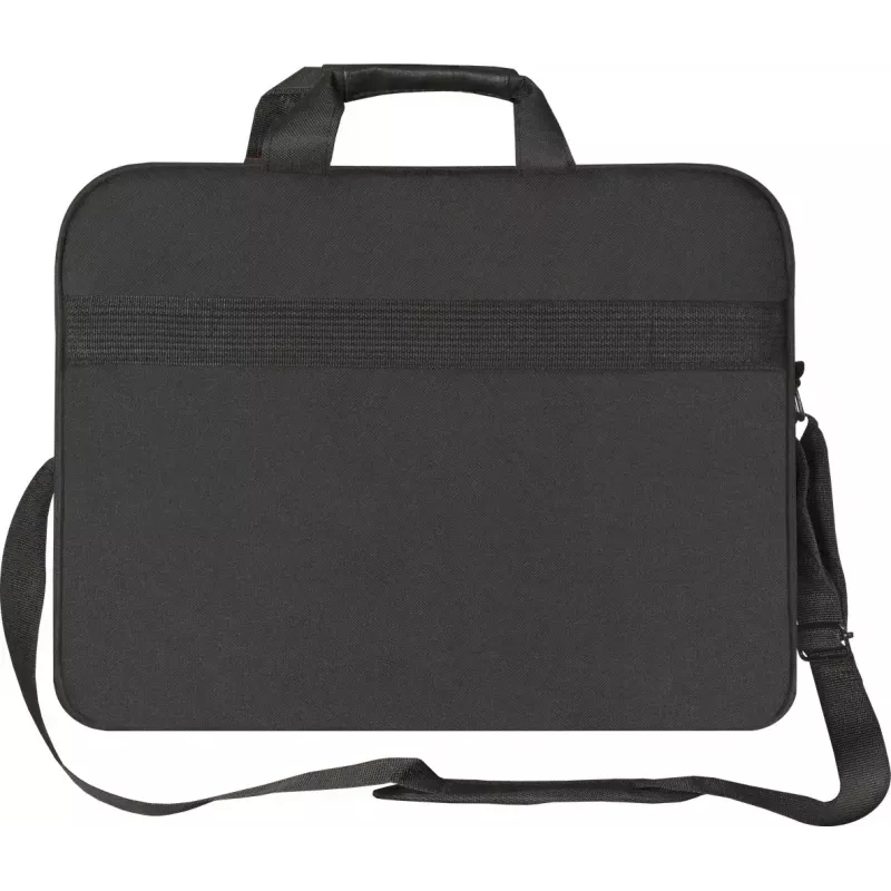 Laptoptasche DEFENDER 15,6 Zoll (39,6 cm) – Polyester, abnehmbarer Schultergurt, Reißverschluss, schwarz