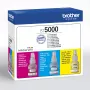 Kompatibler Tintenpatronen-Pack Brother BT-5000C, 3-Farben-Kombi (Cyan, Magenta, Gelb), 3 Stück, 48,8 ml, 5000 Seiten