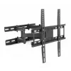 ART RAMT AR-35 TV-Wandhalterung – für 50,8–165,1 cm (20 Zoll–65 Zoll) Bildschirme, 200x200–400x400 VESA, 35 kg, neig- und schwenkbar, 7–37 cm Wandabstand, schwarz