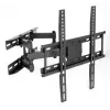 ART RAMT AR-35 TV-Wandhalterung – für 50,8–165,1 cm (20 Zoll–65 Zoll) Bildschirme, 200x200–400x400 VESA, 35 kg, neig- und schwenkbar, 7–37 cm Wandabstand, schwarz