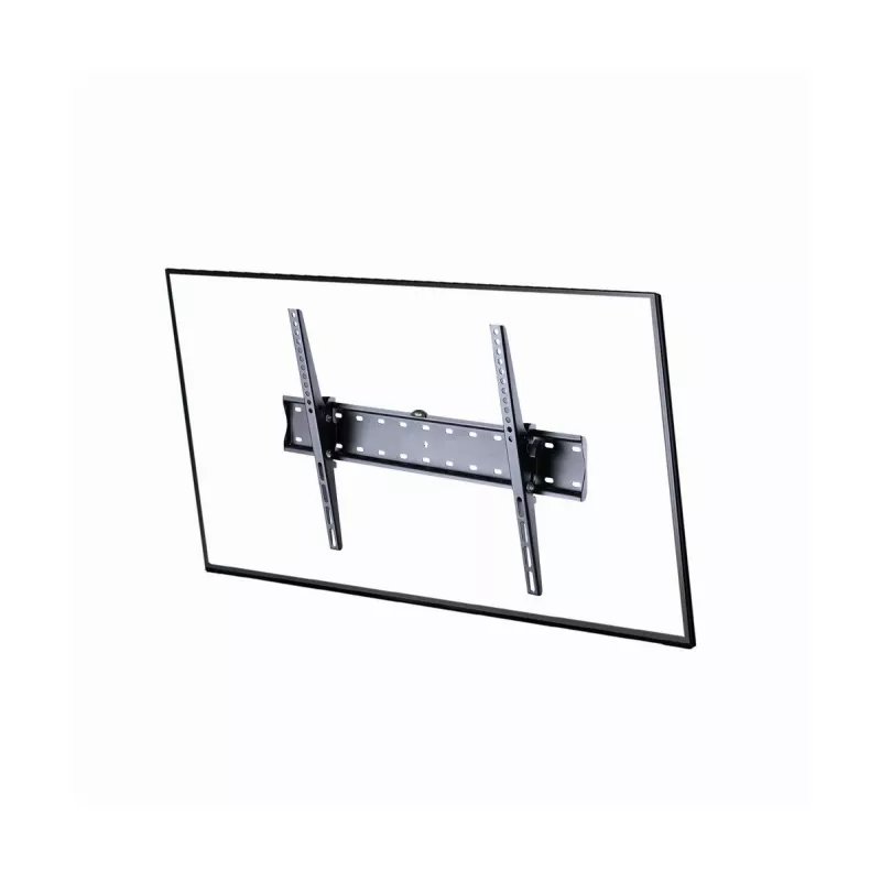 Gembird WM-70T-02 TV-Wandhalterung für 37–70 Zoll, max. 40 kg, VESA 200×200–600×400, Neigung ±12°, Wandabstand 5,3 cm, Stahl, Schwarz