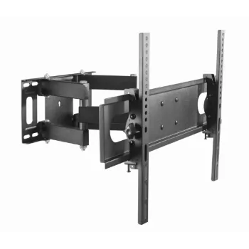 Wall TV mount GEMBIRD WM-70ST-01 for 37 inch–70 inch screens, tilt 0° to -20°, swivel ±60°, VESA 200×200–600×400, max 35 kg, Schwarz