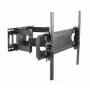 Wall TV mount GEMBIRD WM-70ST-01 for 37 inch–70 inch screens, tilt 0° to -20°, swivel ±60°, VESA 200×200–600×400, max 35 kg, Schwarz