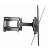 Wall TV mount GEMBIRD WM-70ST-01 for 37 inch–70 inch screens, tilt 0° to -20°, swivel ±60°, VESA 200×200–600×400, max 35 kg, Schwarz