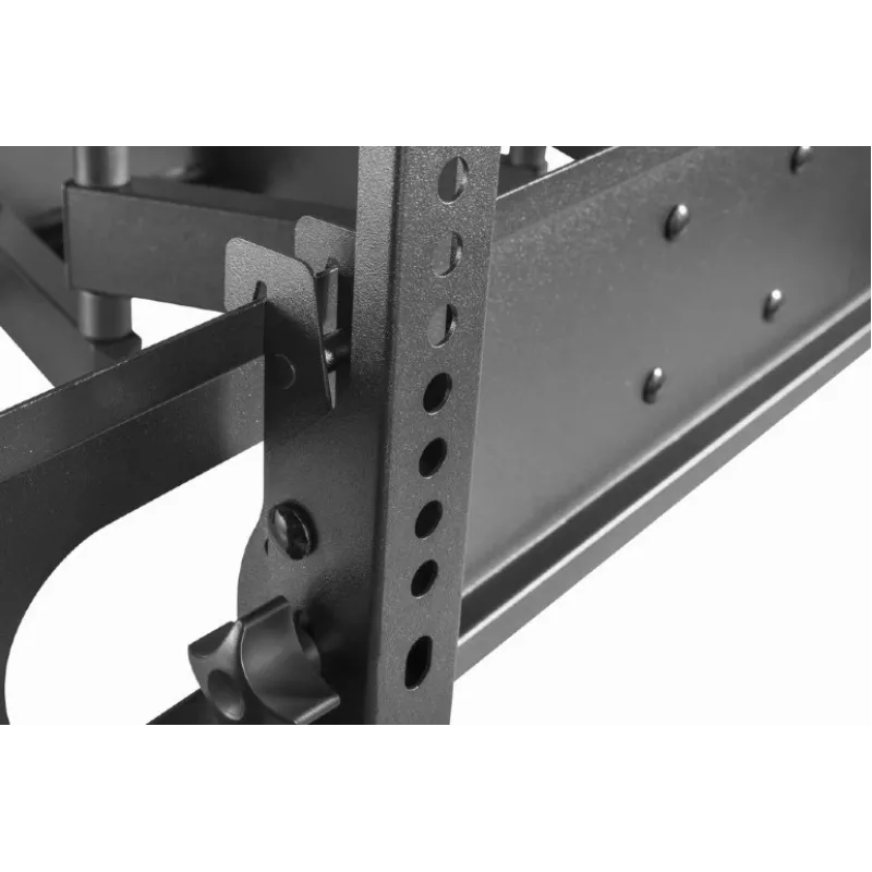 Wall TV mount GEMBIRD WM-70ST-01 for 37 inch–70 inch screens, tilt 0° to -20°, swivel ±60°, VESA 200×200–600×400, max 35 kg, Schwarz