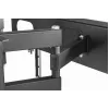 Wall TV mount GEMBIRD WM-70ST-01 for 37 inch–70 inch screens, tilt 0° to -20°, swivel ±60°, VESA 200×200–600×400, max 35 kg, Schwarz