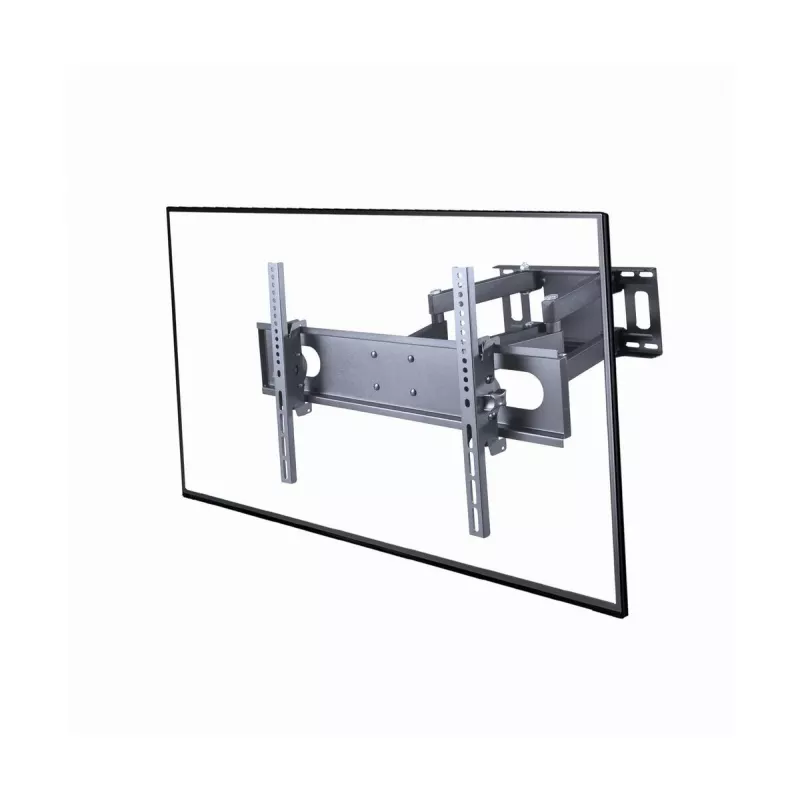 Wall TV mount GEMBIRD WM-70ST-01 for 37 inch–70 inch screens, tilt 0° to -20°, swivel ±60°, VESA 200×200–600×400, max 35 kg, Schwarz