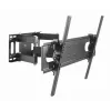 Wall TV mount GEMBIRD WM-70ST-01 for 37 inch–70 inch screens, tilt 0° to -20°, swivel ±60°, VESA 200×200–600×400, max 35 kg, Schwarz