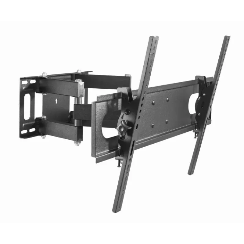 Wall TV mount GEMBIRD WM-70ST-01 for 37 inch–70 inch screens, tilt 0° to -20°, swivel ±60°, VESA 200×200–600×400, max 35 kg, Schwarz