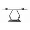 Wall TV mount GEMBIRD WM-70ST-01 for 37 inch–70 inch screens, tilt 0° to -20°, swivel ±60°, VESA 200×200–600×400, max 35 kg, Schwarz