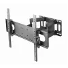 Wall TV mount GEMBIRD WM-70ST-01 for 37 inch–70 inch screens, tilt 0° to -20°, swivel ±60°, VESA 200×200–600×400, max 35 kg, Schwarz