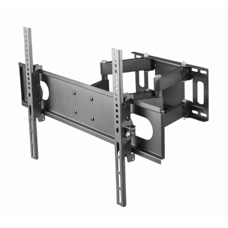 Wall TV mount GEMBIRD WM-70ST-01 for 37 inch–70 inch screens, tilt 0° to -20°, swivel ±60°, VESA 200×200–600×400, max 35 kg, Schwarz