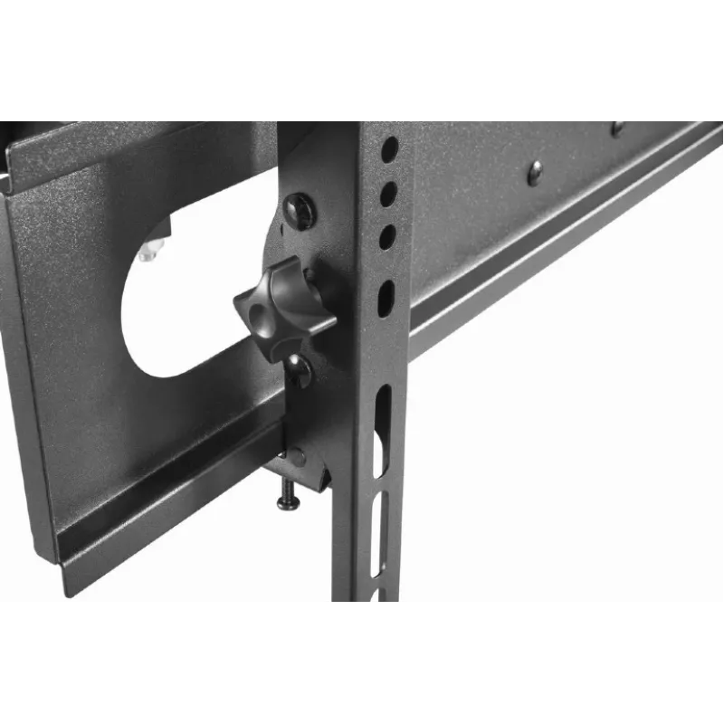 Wall TV mount GEMBIRD WM-70ST-01 for 37 inch–70 inch screens, tilt 0° to -20°, swivel ±60°, VESA 200×200–600×400, max 35 kg, Schwarz