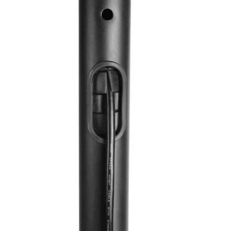 Mobiler TV- und Monitor-Montagetrolley-Ständer MANHATTAN 461238, mobil, schwarz, Höhe 1803 mm, VESA 200x200–600x400, max. 50 kg