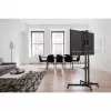 Mobiler TV- und Monitor-Montagetrolley-Ständer MANHATTAN 461238, mobil, schwarz, Höhe 1803 mm, VESA 200x200–600x400, max. 50 kg