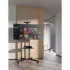 Mobiler TV- und Monitor-Montagetrolley-Ständer MANHATTAN 461238, mobil, schwarz, Höhe 1803 mm, VESA 200x200–600x400, max. 50 kg