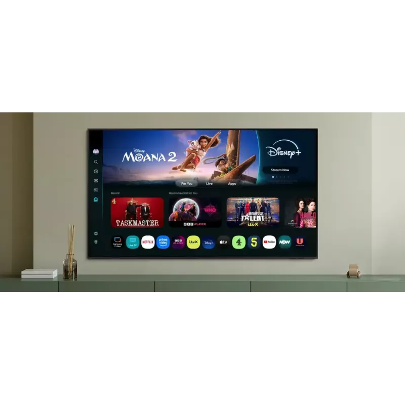 TV Samsung 75 Zoll Neo QLED QN85F 4K UHD, Neo QLED, 3840×2160, Tizen, Wi‑Fi, HDMI×4, 75 Zoll (189 cm), Silber
