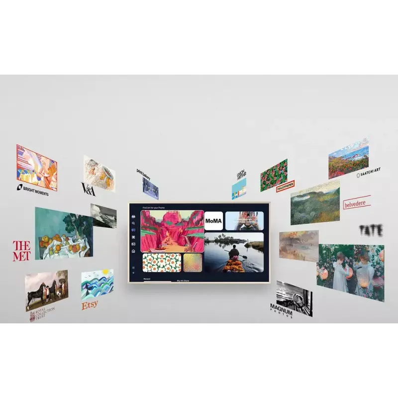 Fernseher Samsung QE65LS03FAUXXH 65 Zoll The Frame QLED 4K HDR Smart TV, 3840×2160, Tizen, 120Hz