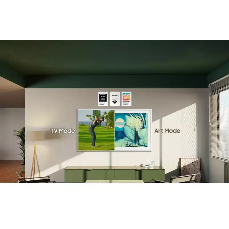 Fernseher Samsung QE65LS03FAUXXH 65 Zoll The Frame QLED 4K HDR Smart TV, 3840×2160, Tizen, 120Hz