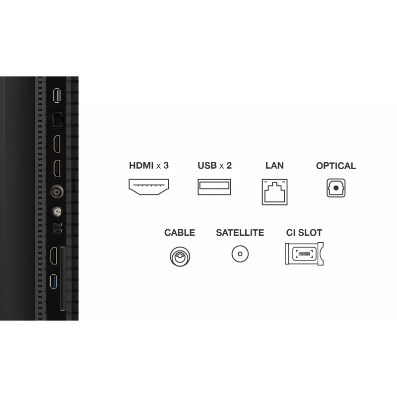 TV TCL P79K 50 Zoll QLED 4K (127 cm) 3840 x 2160, Google TV, HDR10+, HDMI 2.1, 3xHDMI, Wi‑Fi, Bluetooth