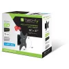 Techly 19-37 Zoll Wandhalterung für LED-LCD-TV, neigbar, 1-fach schwenkbar, Schwarz ICA-LCD 2900B