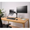 Schreibtischhalterung TRUST Mara Dual-Arm-Monitorständer für 2 Displays bis 32 Zoll – Gasdruckfeder, VESA 75x75–100x100, max. 16 kg, Klemme, schwarz