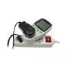 Wattmeter GreenBlue GB202 Leistungsmesser 0–9999 W, 3600 W max, 220–240 V, 16 A, LCD-Anzeige