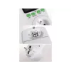 Wattmeter GreenBlue GB202 Leistungsmesser 0–9999 W, 3600 W max, 220–240 V, 16 A, LCD-Anzeige
