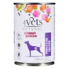 Nassfutter für Hunde 4vets Natural Gastro Intestinal 400 g — therapeutische Nassdiät zur Unterstützung der Verdauung, Truthahn, 7,5 % Protein, 5,5 % Fett, gluten- und laktosefrei