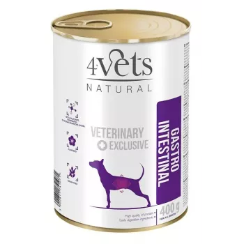 4VETS Natural Gastro Intestinal Nassfutter für Hunde, 400 g