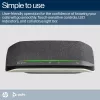 HP Poly Sync 10 Lautsprecher + USB-A-auf-USB-C-Kabel, PC, schwarz, 0,715 m, Windows 10, Windows 11, MacOS, 100–7800 Hz