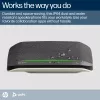 HP Poly Sync 10 Lautsprecher + USB-A-auf-USB-C-Kabel, PC, schwarz, 0,715 m, Windows 10, Windows 11, MacOS, 100–7800 Hz