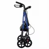 Rehabilitations-Rollator ActionMed CH100AM — leichter Aluminium-4-Rad-Rollator, höhenverstellbar 700–937 mm, Sitzfläche 35×32 cm, max. Belastung 136 kg, klappbar