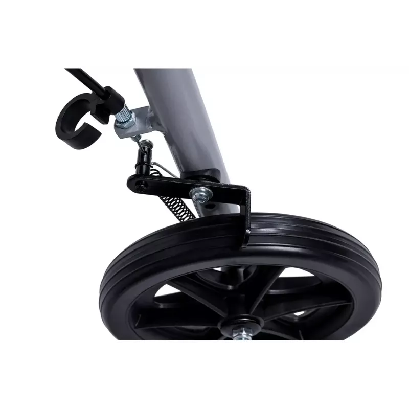 MDH PPC035 Gehwagen / Rollator mit Sitz und Korb, Aluminium, faltbar, max. Belastung 136 kg