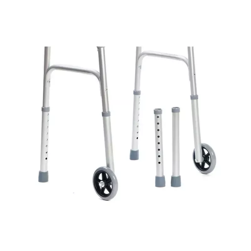 Gehhilfe VITEA CARE VCBP0031 Aluminium, einstellbare Höhe 82–100 cm, Breite 600 mm, max. Belastung 110 kg, 12 cm Räder