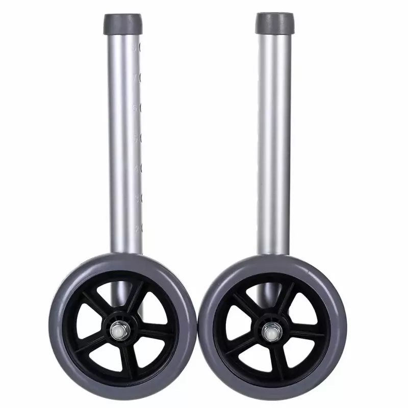 Gehhilfe VITEA CARE VCBP0031 Aluminium, einstellbare Höhe 82–100 cm, Breite 600 mm, max. Belastung 110 kg, 12 cm Räder