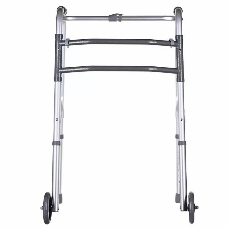 Gehhilfe VITEA CARE VCBP0031 Aluminium, einstellbare Höhe 82–100 cm, Breite 600 mm, max. Belastung 110 kg, 12 cm Räder