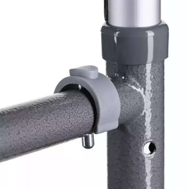 Gehhilfe VITEA CARE VCBP0031 Aluminium, einstellbare Höhe 82–100 cm, Breite 600 mm, max. Belastung 110 kg, 12 cm Räder