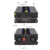 Wechselrichter QOLTEC Monolith 6000 MS 12V auf 230V 6000W