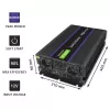 Wechselrichter QOLTEC Monolith 6000 MS 12V auf 230V 6000W