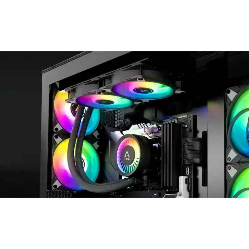 ARCTIC Liquid Freezer III 280 A-RGB - Multi-kompatibler All-in-One CPU-Wasserkühler mit A-RGB