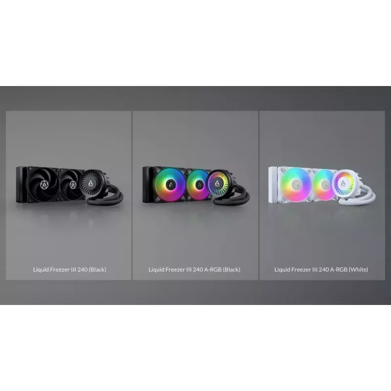ARCTIC Liquid Freezer III 280 A-RGB - Multi-kompatibler All-in-One CPU-Wasserkühler mit A-RGB