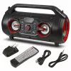 Tragbarer Lautsprecher Bazooka Audiocore AC875, Schwarz