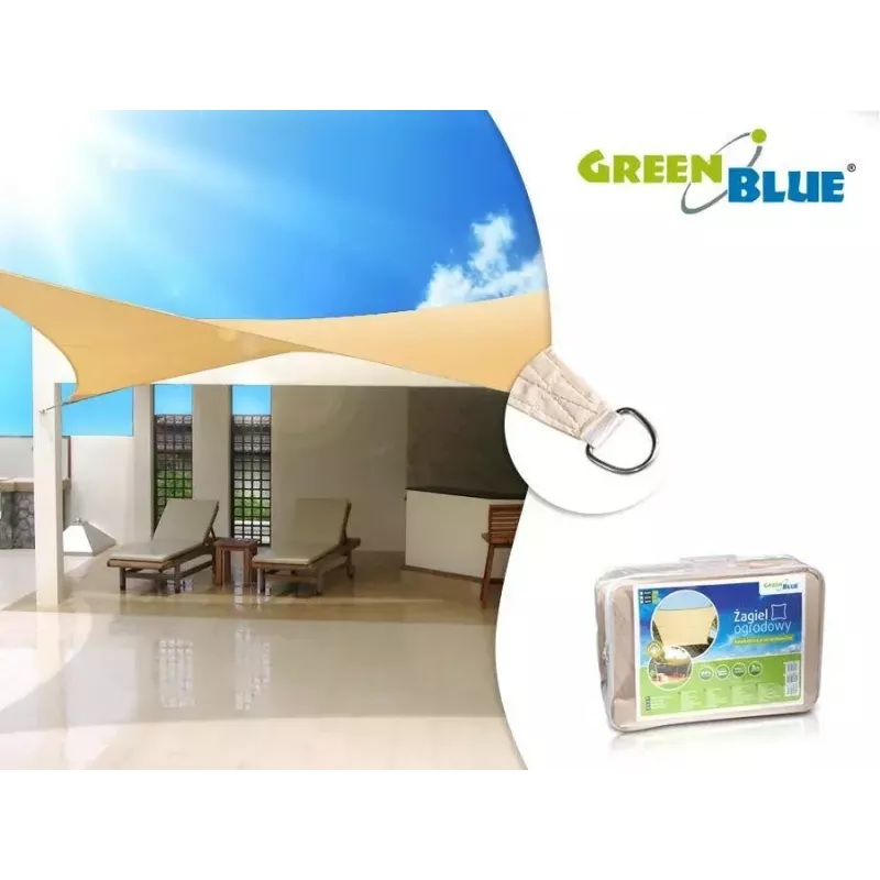 Gartenschirm GreenBlue GB504 4x4 m creme