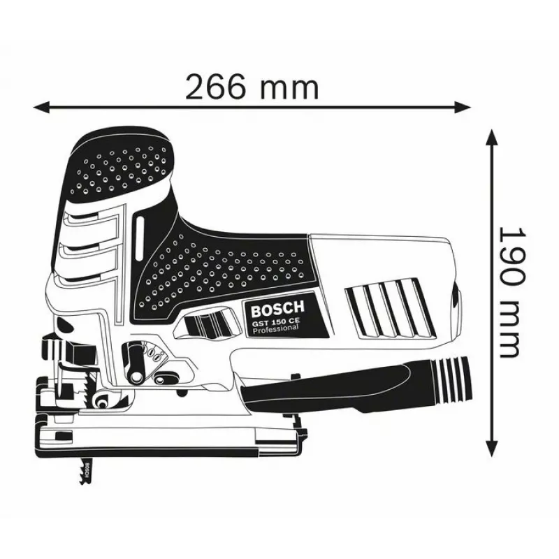 Bosch 0 601 512 000 Stichsäge 780 W 2,6 kg