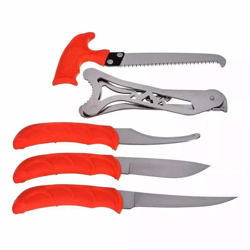 Feststehendes Jagdmesser-Set Outdoor Edge Jaeger Pak 02OE069 mit Messer und Werkzeugen für die Wildverarbeitung